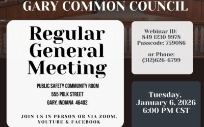 GCC Regular General Meeting Jan 6th 6PM