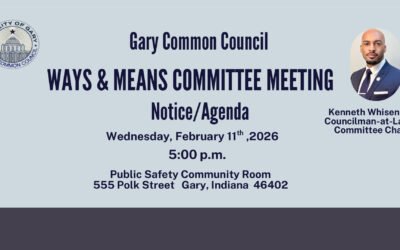 GCC WAYS & MEANS COMMITTEE MEETING